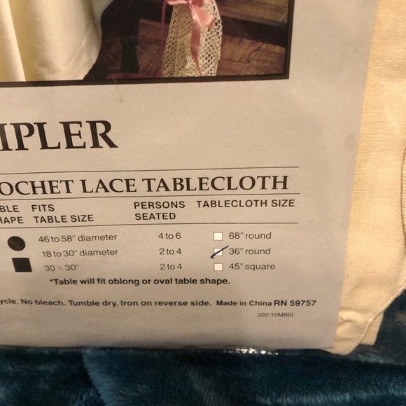 Tablecloth - 36” Round - Picture 4 of 4